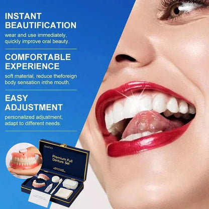 Ends Today: 70% OFF! ⏰DarkFairy™ Medical Full Denture with Strong Suctiond🦷