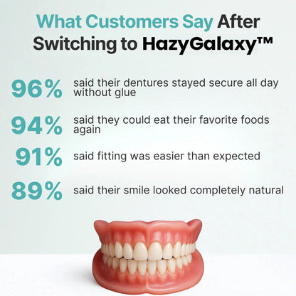 -🦷HazyGalaxy™ Custom-Fit Functional Dentures — Made in the USA, Up to 70% OFF for a More Confident Smile!