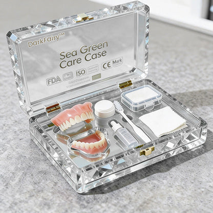 🔥Ends Today: 75% OFF! ⏰DarkFairy™ Medical Full Denture with Strong Suctiond Custom-Fit Full Functional Dentures🦷